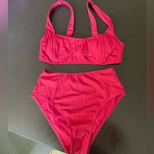 Target High Waisted Bathing Suit